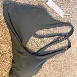 Buffbunny-collection Women's Grey and Green Bra